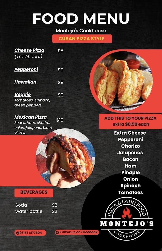 Montejo's Cookhouse Menu image 2